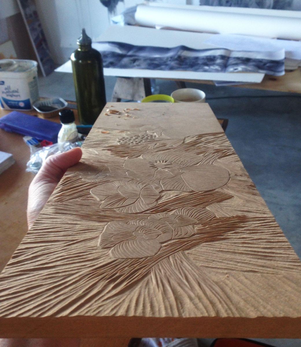 Megaherbs woodcut plate