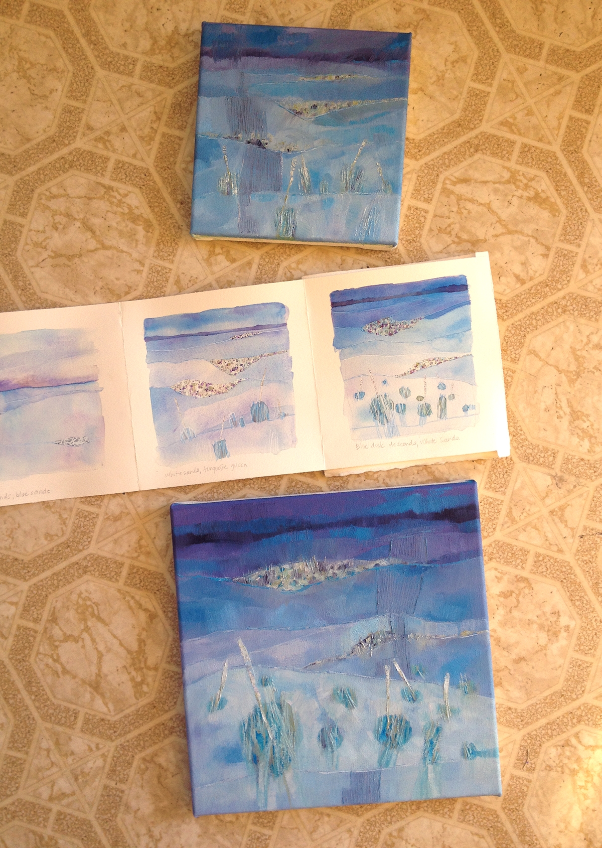 Small White Sands works in progress